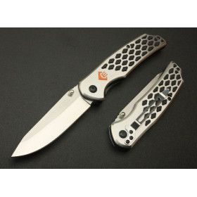 Steel Handle OEM Chuangming 339 Folding Knife Carrying Knife UDTEK01398